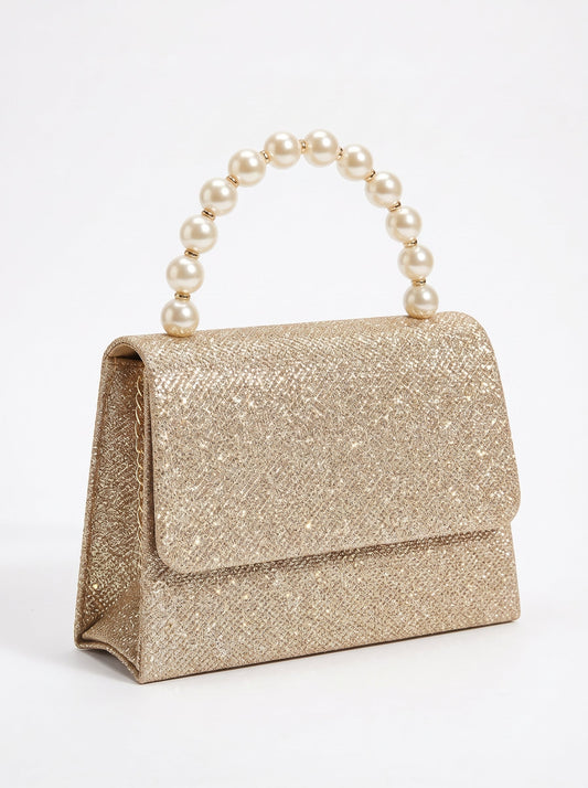 Bolso Perla Dorado