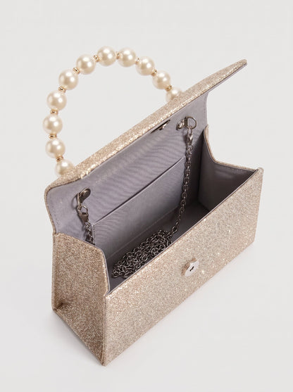 Bolso Perla Dorado