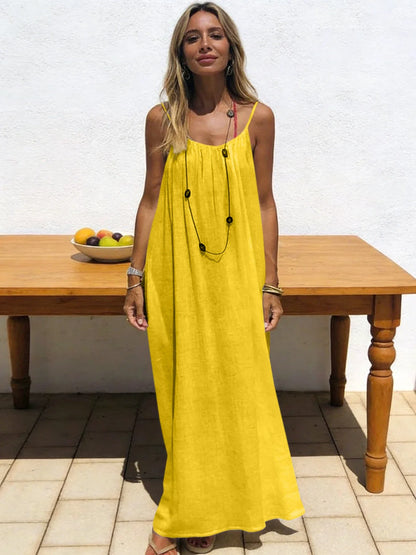 Vestido Mini Holgado con Detalles Calados