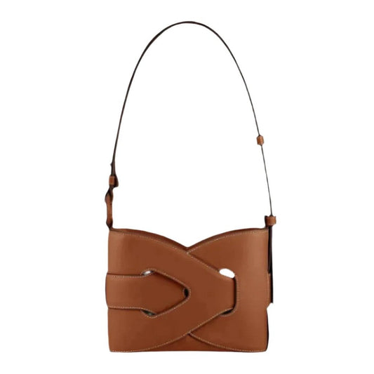 Entrelace - bolso de estilo minimalista de piel de plutonio