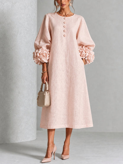 Vestido midi floral Leonora