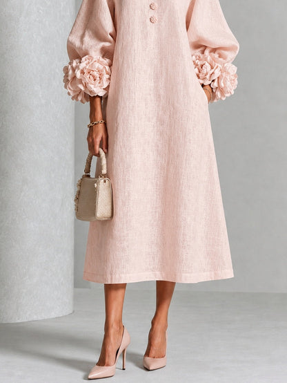 Vestido midi floral Leonora