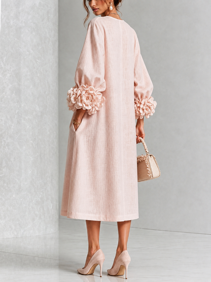 Vestido midi floral Leonora