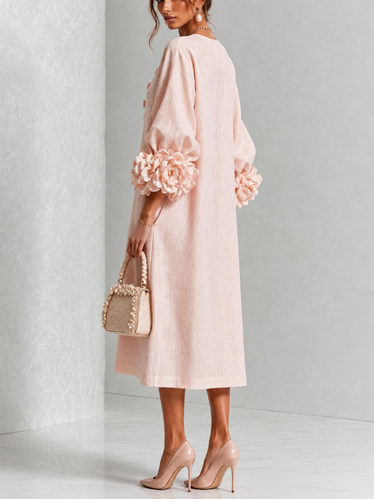 Vestido midi floral Leonora