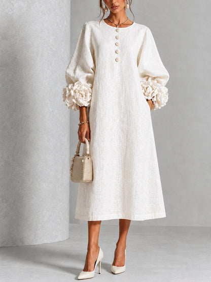 Vestido midi floral Leonora